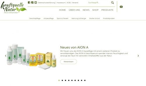 Firmenprofil von: AION A für mehr Wohlbefinden – Naturkosmetik aus dem Onlineshop Plewnia