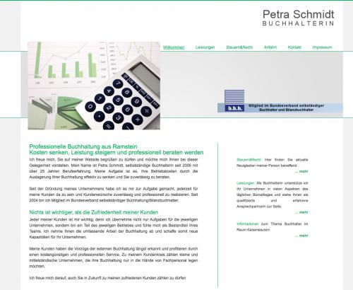 Firmenprofil von: Petra Schmidt selbstständige Buchhalterin aus Ramstein-Miesenbach 
