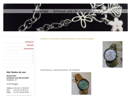 Firmenprofil von: Burgschatz: Schmuck- und Uhrenoutlet in Brüggen