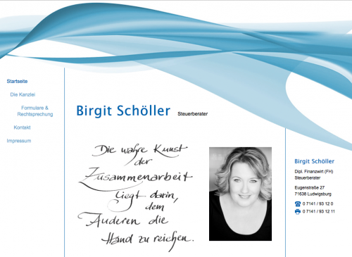 Firmenprofil von: Steuerberaterin Birgit Schöller in Ludwigsburg