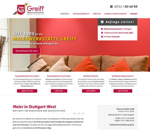 Firmenprofil von: Maler in Stuttgart: Malerwerkstätte Greiff, Inhaber Franco Küster