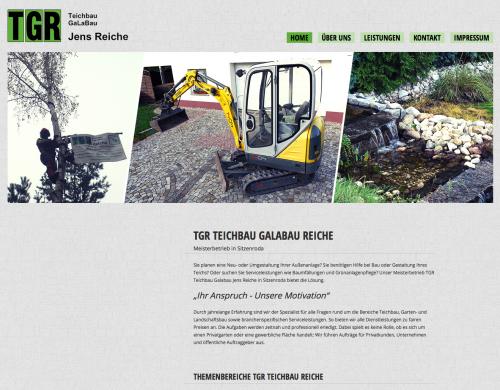 Firmenprofil von: Kreativer Garten- und Landschaftsbau in Sitzenroda – TGR Teichbau und GaLABau Reiche