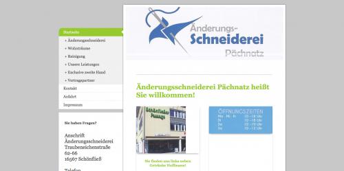 Firmenprofil von: Änderungsschneiderei Pächnatz in Schönfließ