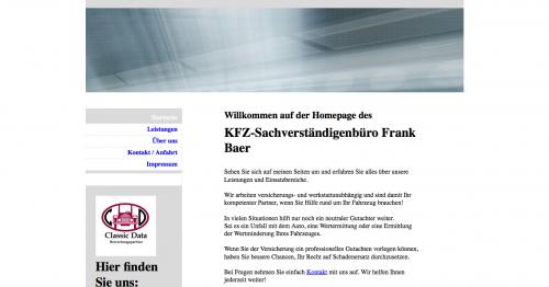 Firmenprofil von: KFZ-Sachverständigenbüro in Berlin: Frank Baer