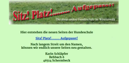 Firmenprofil von: Hundeschule in Schermbeck: Sitz! Platz! … Aufgepasst! 