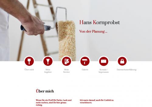 Firmenprofil von: Maler in Ismaning: Malerbetrieb Hans Kornprobst