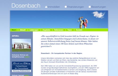 Firmenprofil von: Frank Dosenbach Immobilien in Lörrach