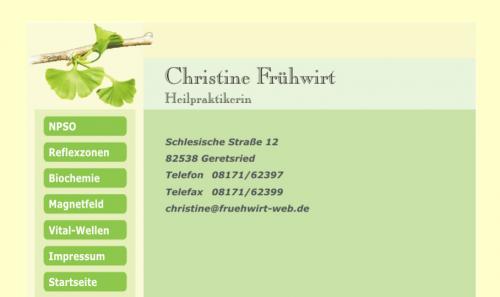 Firmenprofil von: Heilpraktikerin Christine Frühwirt in Geretsried