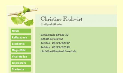 Firmenprofil von: Heilpraktikerin Christine Frühwirt in Geretsried
