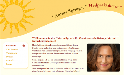 Firmenprofil von: Naturheilpraxis Antina Springer in Reutlingen