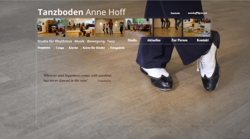 Firmenprofil von: Tanzboden Anne Hoff: Studio für Rhythmus, Musik, Bewegung und Tanz in Bremen