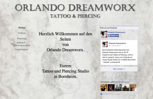 Firmenprofil von: Tattoostudio Orlando Dreamworx in Bornheim
