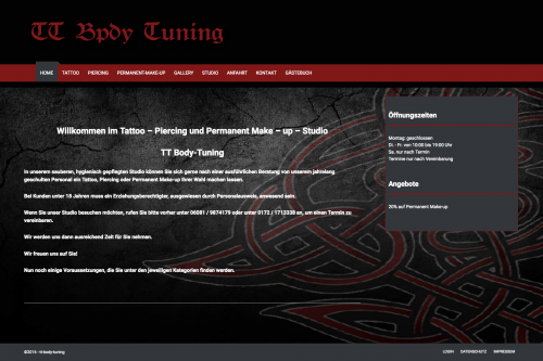 Firmenprofil von: TT-Body-Tuning-Tattoo in Wehrheim