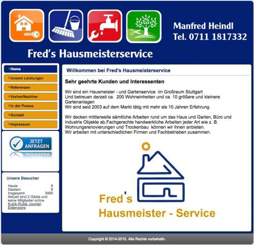 Firmenprofil von: Freds Hausmeisterservice in Stuttgart