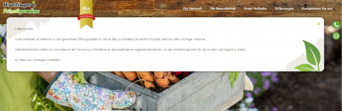 Firmenprofil von: Die Vorteile von regionalem Anbau - Wullinger's Hofladen