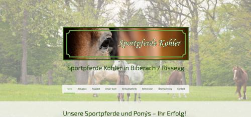 Firmenprofil von: Ponys von Sportpferde Kohler in Biberach
