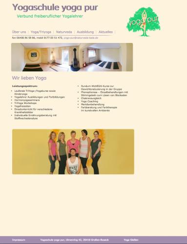 Firmenprofil von: Yogaschule yoga pur in Buseck