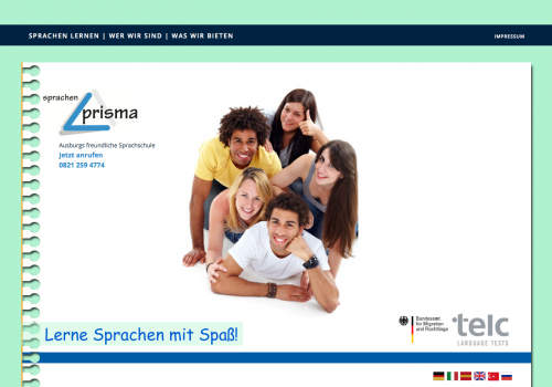 Firmenprofil von: Sprachschule Sprachen Prisma in Augsburg