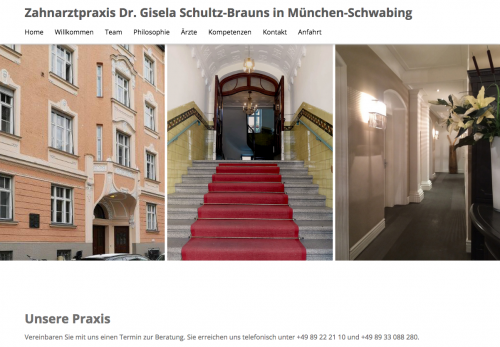 Firmenprofil von: Zahnarztpraxis Dr. Gisela Schultz-Brauns in München