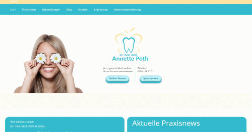 Firmenprofil von: Einfühlsame Zahnärztin in Essen: Dr. med. dent. Annette Poth 
