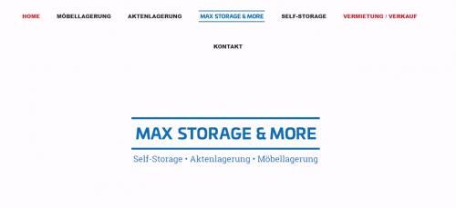 Firmenprofil von: Aktenlagerung in Aachen: Max Storage GmbH