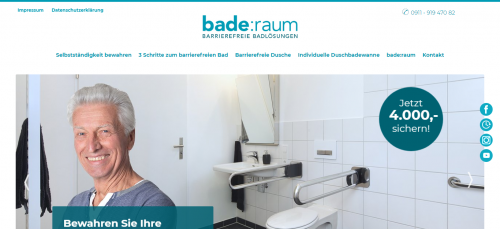 Firmenprofil von: Badewannentür für mehr Komfort von bade:raum