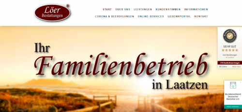 Firmenprofil von: Ihr Bestattungsunternehmen bei Hannover – Löer Bestattungen in Laatzen