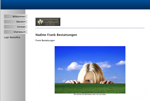 Firmenprofil von: Bestattungen Frank - Bestattung in Rinteln