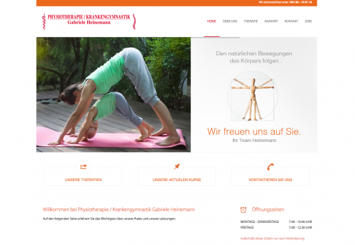 Firmenprofil von: Professionelle Physiotherapie bei Gabriele Heinemann in Quickborn