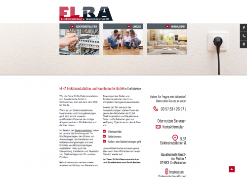 Firmenprofil von: ELBA Elektroinstallation und Bauelemente GmbH in Großräschen: Ihr Partner für Elektroinstallationen, Umzüge und Innenausbau