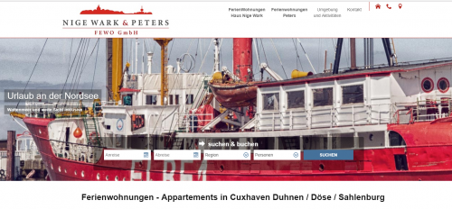 Firmenprofil von: Familienfreundliche Ferienwohnungen in Cuxhaven: PETERS FEWO GmbH