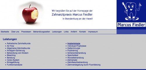 Firmenprofil von: Orale Chirurgie in Brandenburg an der Havel: Zahnarzt Marcus Fiedler