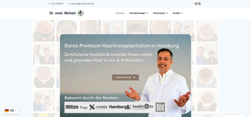 Firmenprofil von: Haarverpflanzung Hamburg: Experten für Haarverpflanzung