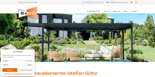 Firmenprofil von: Lamellenpergola: Ein modernes Element für jedes Zuhause mit Bauelemente Götz