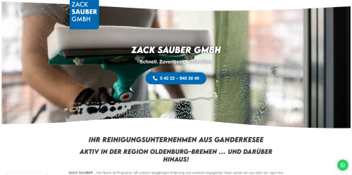 Firmenprofil von: ZACK SAUBER – Ihr professioneller Reinigungsservice in Oldenburg