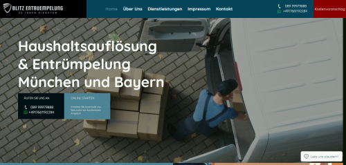 Firmenprofil von: Professionelle Wohnungsauflösung in München Sendling mit Blitzentrümpelung