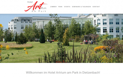 Firmenprofil von: Erholsame Übernachtung in Dietzenbach: Hotel Artrium am Park