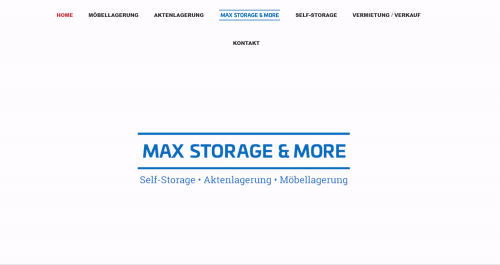 Firmenprofil von: Günstig Lagerraum mieten in Stolberg bei Würselen: Max Storage & more