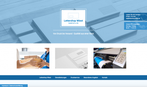 Firmenprofil von: Lettershop Wiest in Kißlegg - Druck und Versand aus einer Hand
