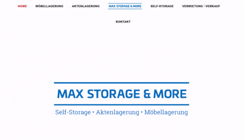 Firmenprofil von: Zuverlässige Möbellagerung im Raum Köln: Max Storage GmbH