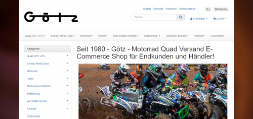 Firmenprofil von: Motorsportteile online kaufen bei Götz GmbH