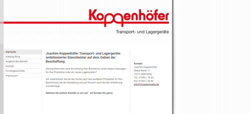 Firmenprofil von: Koppenhöfer Transport- und Lagergeräte: Hochwertige Kunststoffkästen