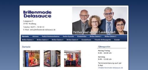 Firmenprofil von: Exakte Brillenanpassungen beim Optiker: Brillengeschäft Delasauce in Weilburg