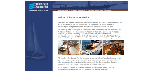 Firmenprofil von: Restauration von Vindö-Yachten in Borgstedt: Boots-Yacht Werkstatt D. Heede