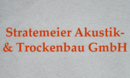 Firmenprofil von: Akustikbau in Münster: Stratemeier Akustik- u. Trockenbau GmbH