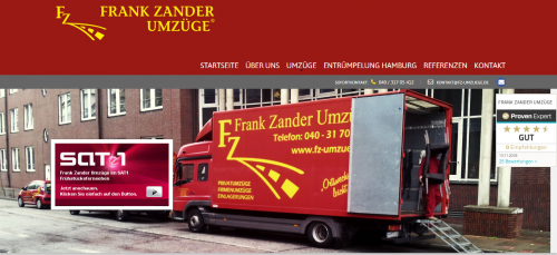 Firmenprofil von: Der zuverlässige Umzugsservice: Frank Zander Umzüge in Hamburg