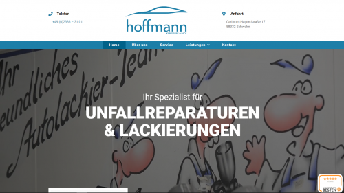 Firmenprofil von: Ihr Partner, wenn‘s knallt: Philipp Hoffmann Unfallreparaturen in Schwelm